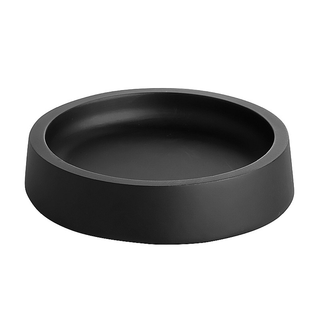 Brillantbad MAX Seifenablage Polyresin Schwarz 110x25x110 mm f&uuml;r Bad & K&uuml;che >> Freistehend anwendbar - Bild 1