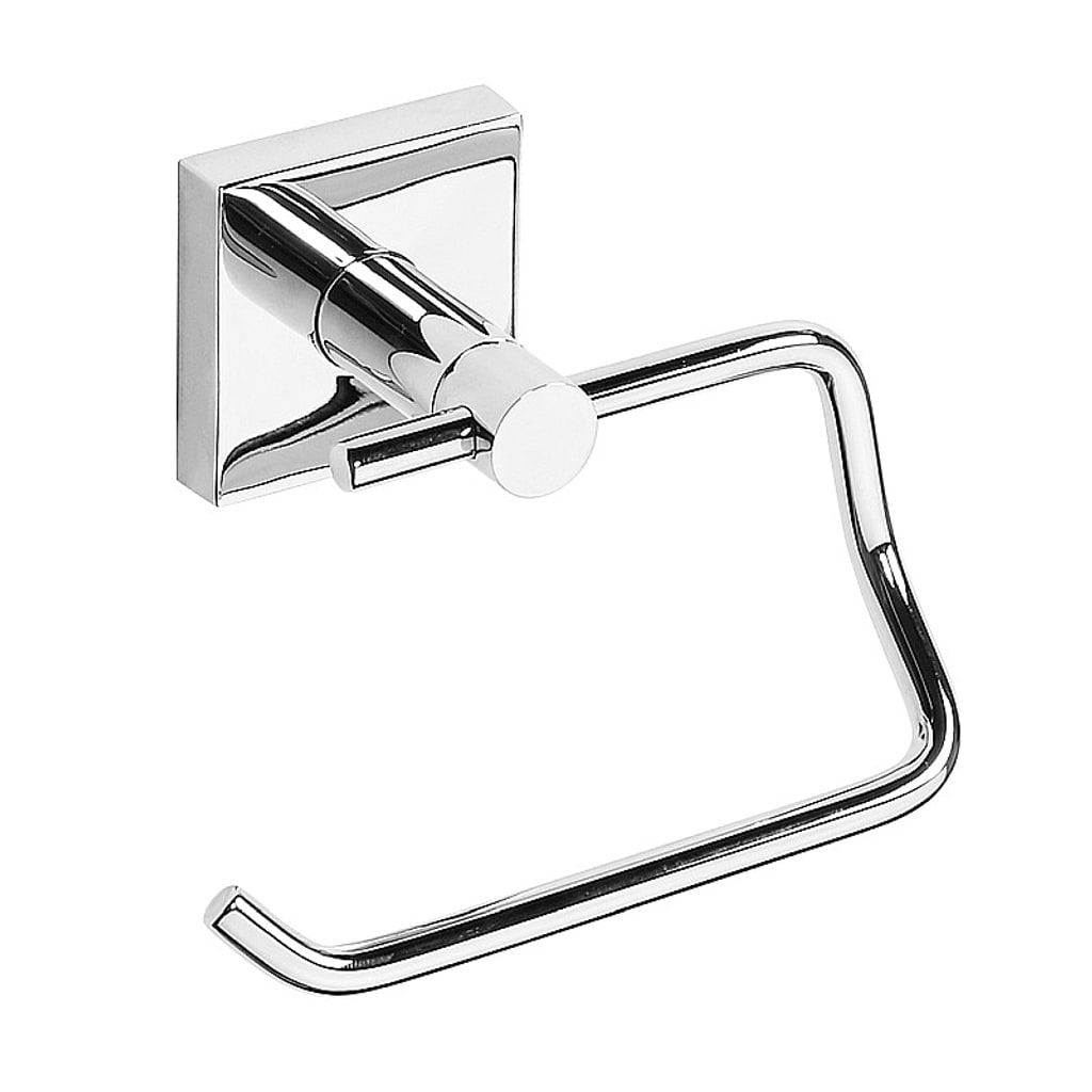 Brillantbad META Papierrollenhalter ohne Deckel Messing Chrom poliert 135x100x90 mm f&uuml;r Bad & WC >> zum Bohren oder Kleben* - Bild 1