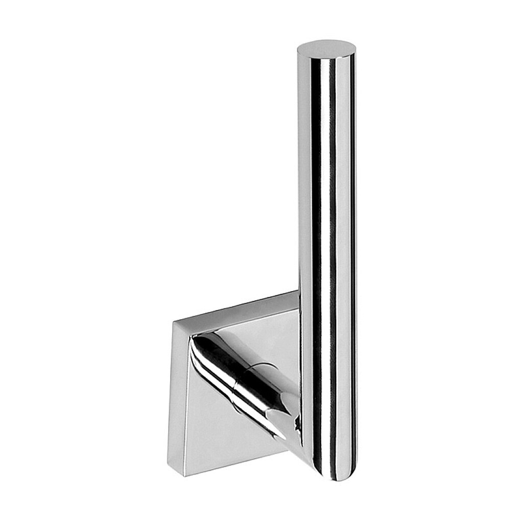 Brillantbad META Reservepapierrollenhalter Messing Chrom poliert 55x165x65 mm f&uuml;r Bad & WC >> zum Bohren oder Kleben* - Bild 1