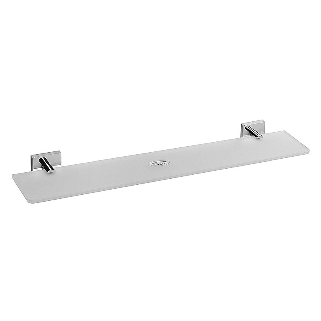 Brillantbad META Glasablage Messing Chrom poliert 600x55x130 mm für Bad & Küche >> zum Bohren