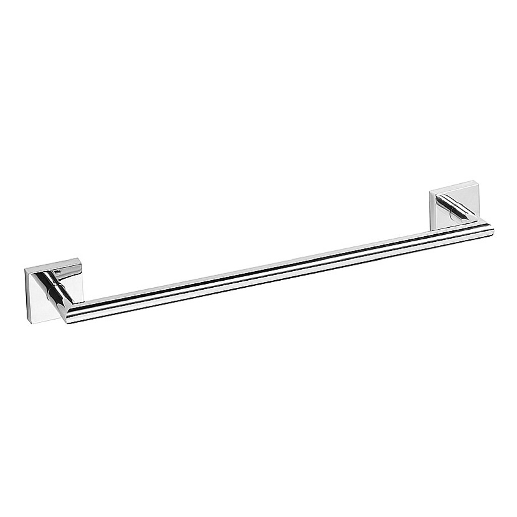 Brillantbad META Handtuchhalter Messing Chrom poliert 505x55x65 mm f&uuml;r Bad & K&uuml;che >> zum Bohren oder Kleben* - Bild 1