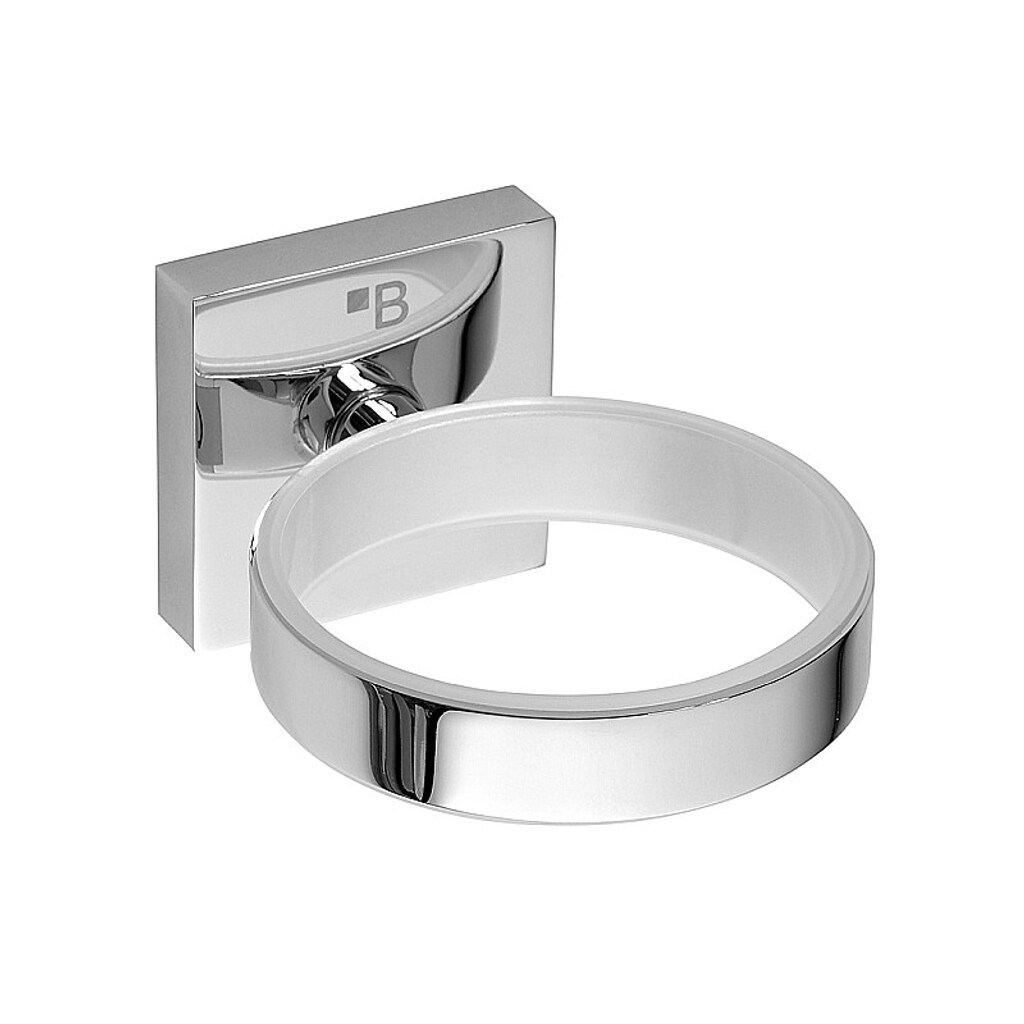 Brillantbad META F&ouml;nhalter Messing Chrom poliert 80x55x100 mm f&uuml;r Bad & WC >> zum Bohren oder Kleben* - Bild 1