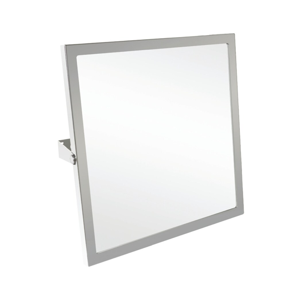 Brillantbad BELP Kippspiegel Edelstahl poliert 600x600x120 mm f&uuml;r Bad & WC >> zum Bohren - Bild 1