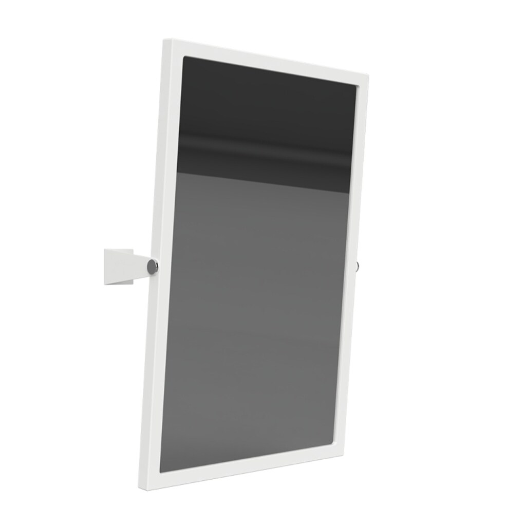 Brillantbad BELP Kippspiegel Stahl Weiß 400x600x120 mm für Bad & WC >> zum Bohren