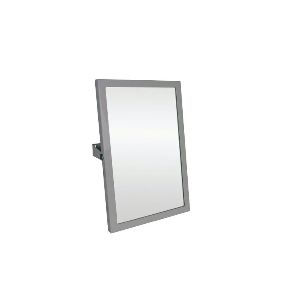 Brillantbad BELP Kippspiegel Edelstahl geb&uuml;rstet 400x600x120 mm f&uuml;r Bad & WC >> zum Bohren - Bild 1