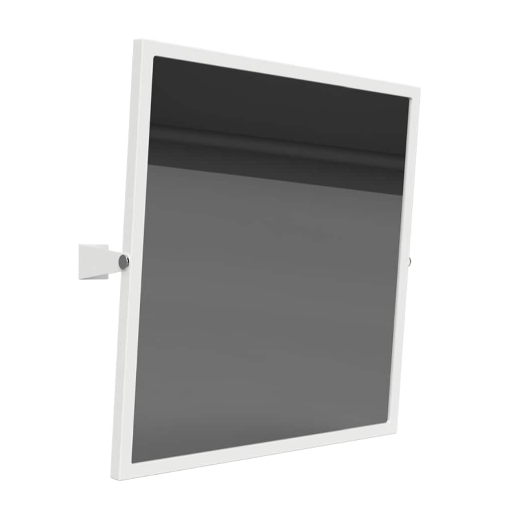 Brillantbad BELP Kippspiegel Stahl Wei&szlig; 600x600x120 mm f&uuml;r Bad & WC >> zum Bohren - Bild 1