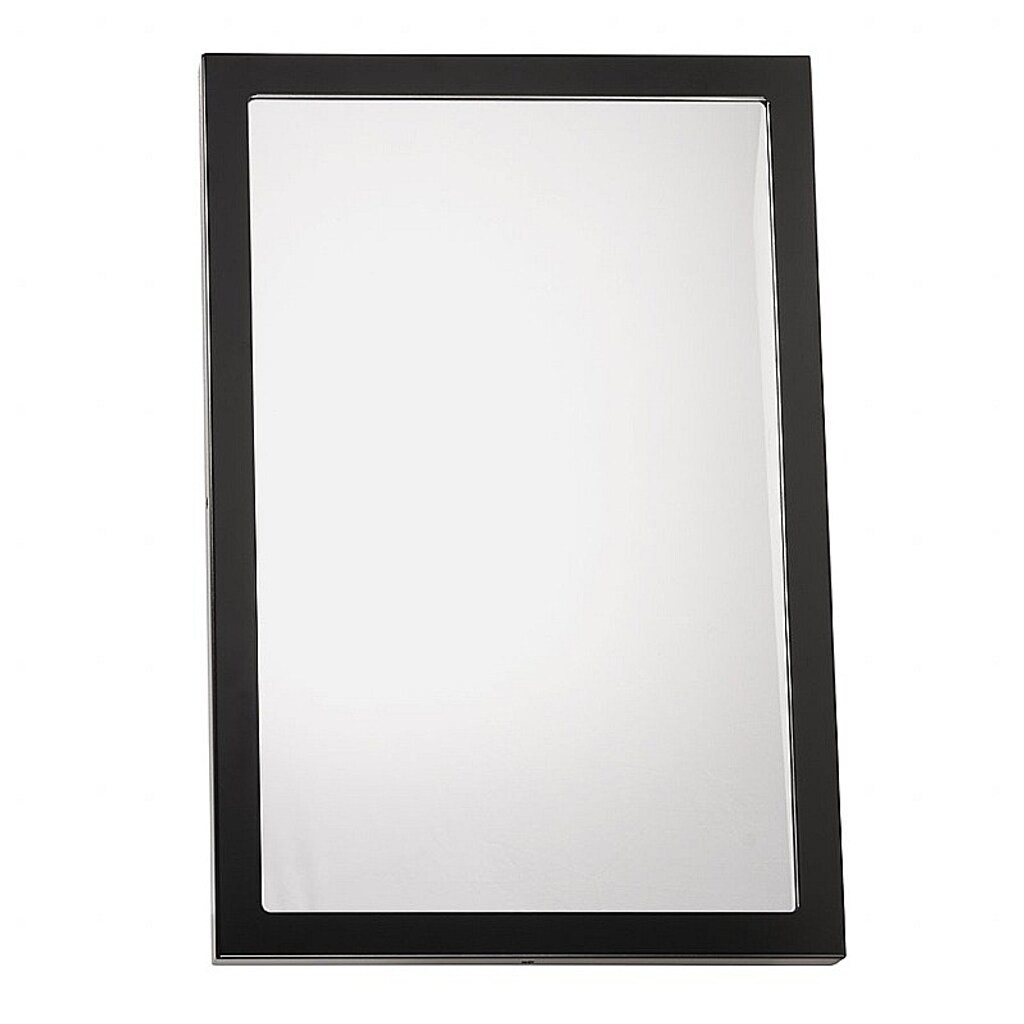 Brillantbad BELP Kippspiegel Stahl Schwarz 400x600x120 mm f&uuml;r Bad & WC >> zum Bohren - Bild 1
