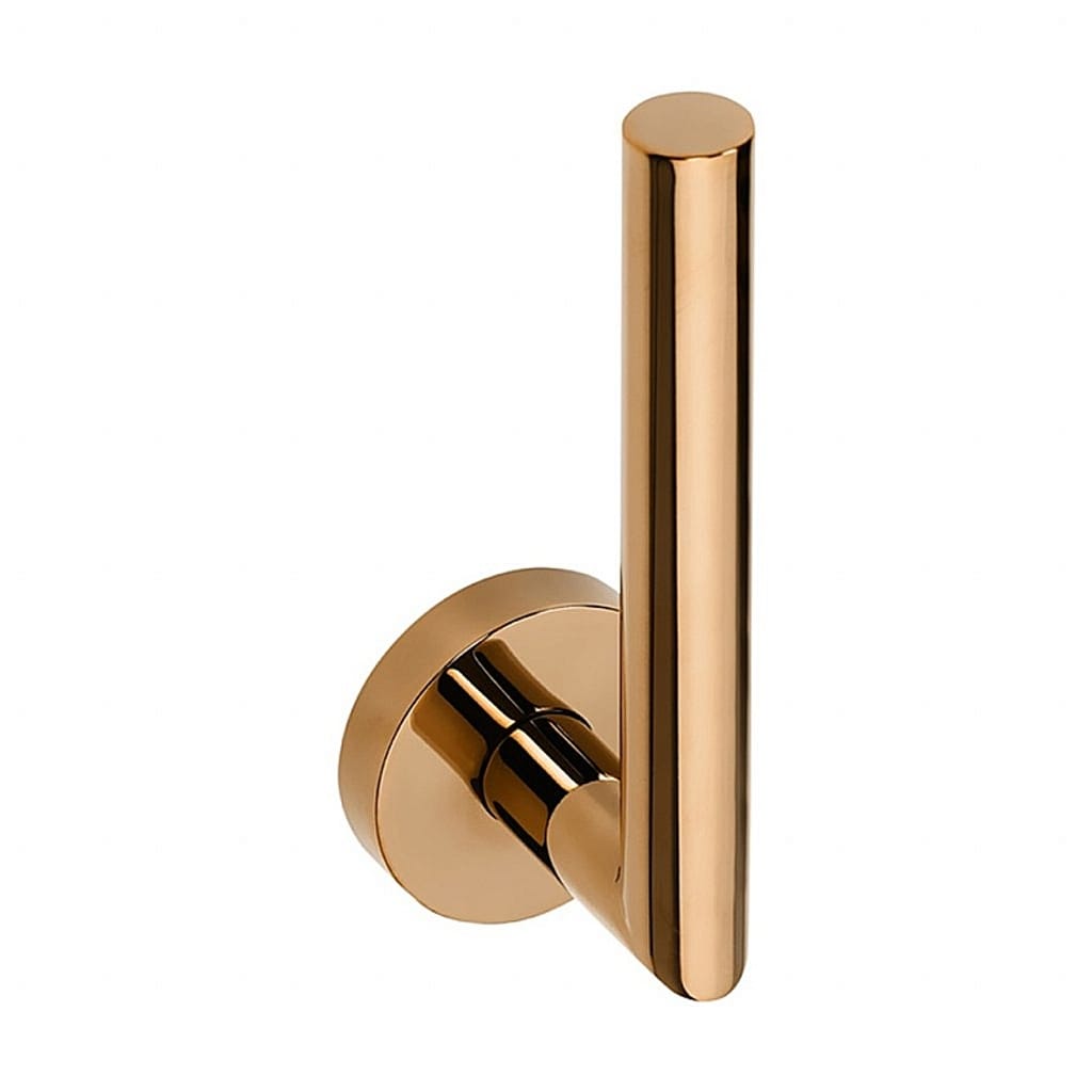 Brillantbad BORAL Reservepapierrollenhalter Messing Gold Kupfer poliert 55x165x65 mm f&uuml;r Bad & WC >> zum Bohren oder Kleben* - Bild 1