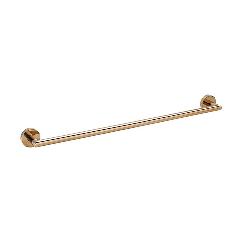 Brillantbad BORAL Handtuchhalter Messing Gold Kupfer poliert 655x55x65 mm f&uuml;r Bad & K&uuml;che >> zum Bohren oder Kleben* - Bild 1