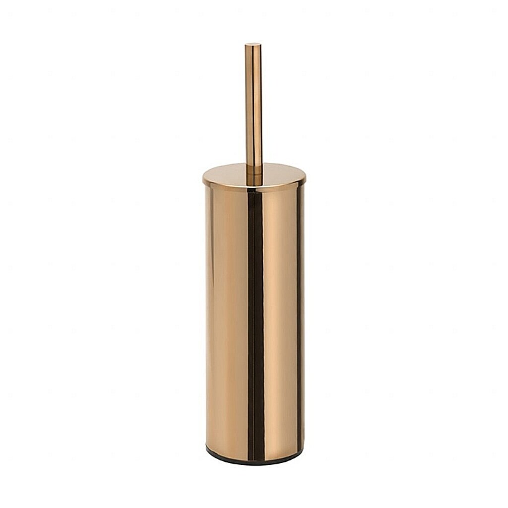 Brillantbad BORAL WC-Bürstengarnitur Messing Gold Kupfer poliert 95x342x105 mm für Bad & WC >> zum Bohren