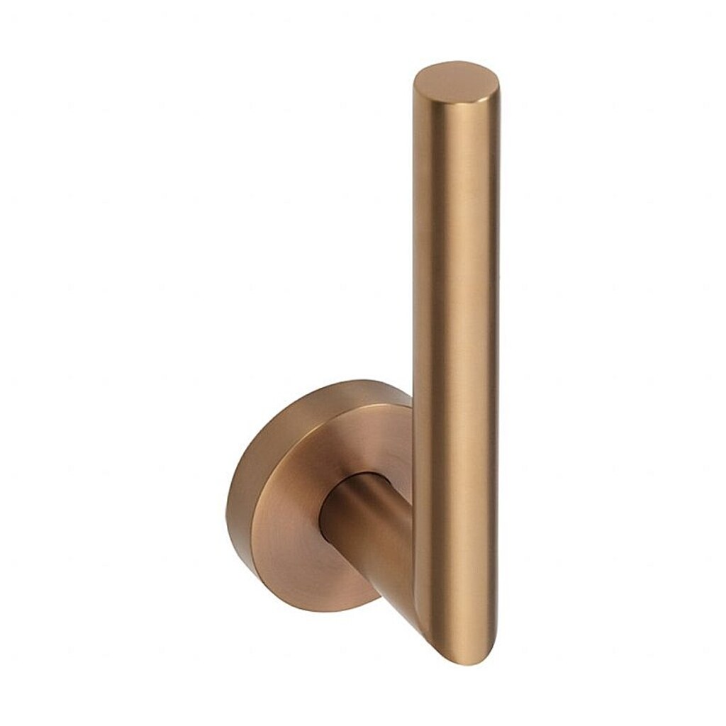 Brillantbad BAMBER Reservepapierrollenhalter Messing Gold Kupfer matt 55x165x65 mm für Bad & WC >> zum Bohren oder Kleben*