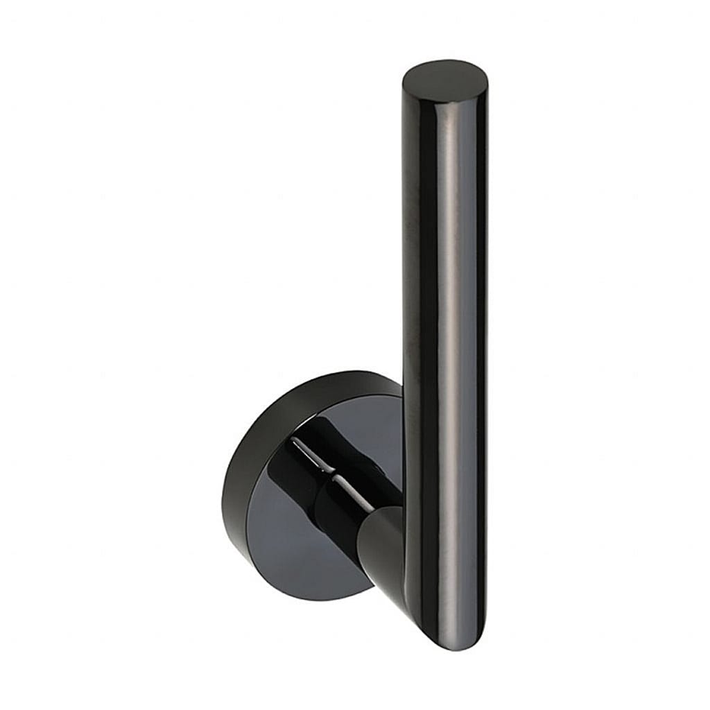 Brillantbad BEMATIT Reservepapierrollenhalter Messing Metallic Grau poliert 55x165x65 mm f&uuml;r Bad & WC >> zum Bohren oder Kleben* - Bild 1