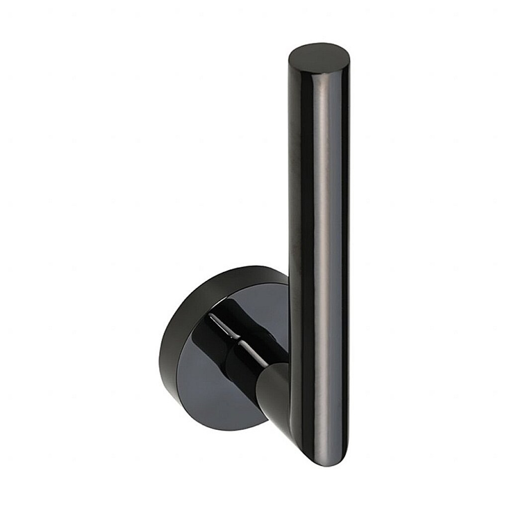 Brillantbad BEMATIT Reservepapierrollenhalter Messing Metallic Grau poliert 55x165x65 mm für Bad & WC >> zum Bohren oder Kleben*
