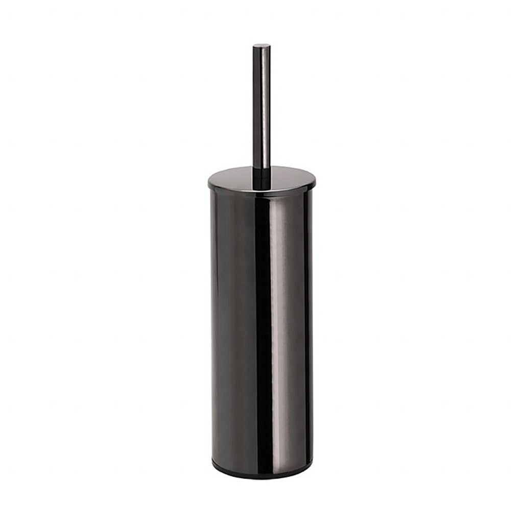 Brillantbad BEMATIT WC-Bürstengarnitur Messing Metallic Grau poliert 95x342x105 mm für Bad & WC >> zum Bohren