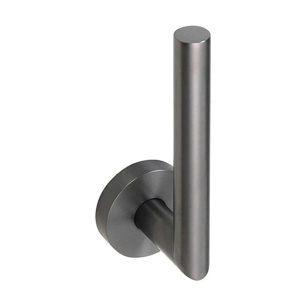 Brillantbad BAPHIT Reservepapierrollenhalter Messing Metallic Grau matt 55x165x65 mm f&uuml;r Bad & WC >> zum Bohren oder Kleben* - Bild 1