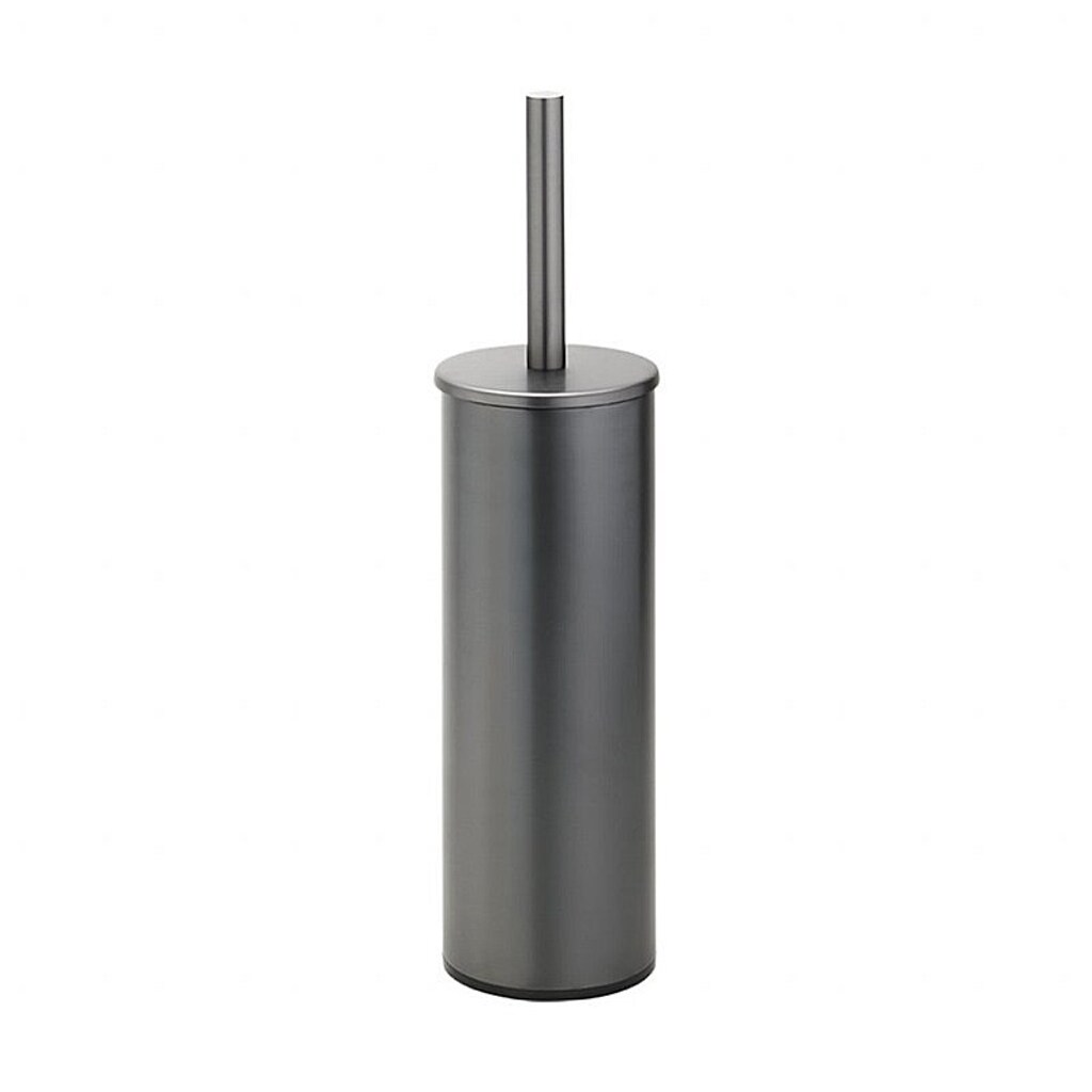 Brillantbad BAPHIT WC-Bürstengarnitur Messing Metallic Grau matt 95x342x105 mm für Bad & WC >> zum Bohren