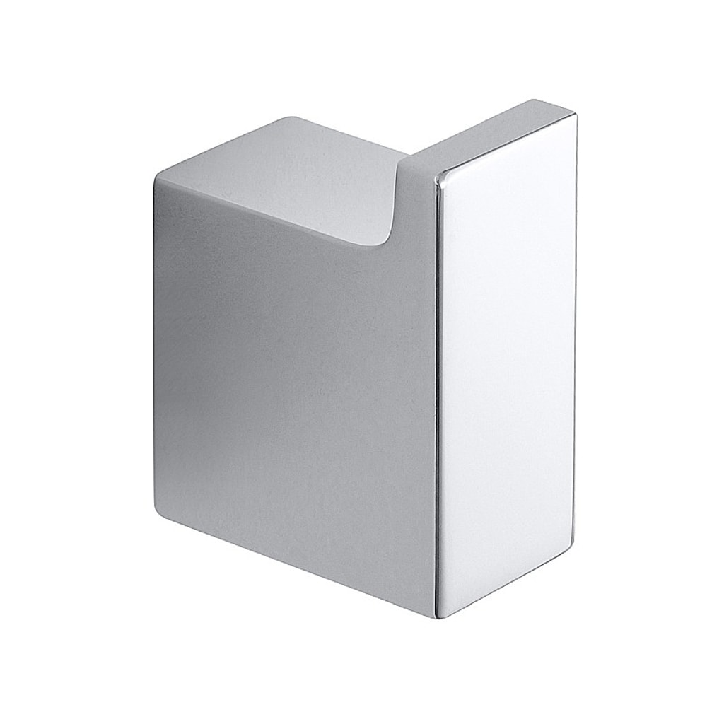 Brillantbad BIA Kleiderhaken Messing Chrom 17x38x30 mm f&uuml;r Bad & K&uuml;che >> zum Bohren - Bild 1