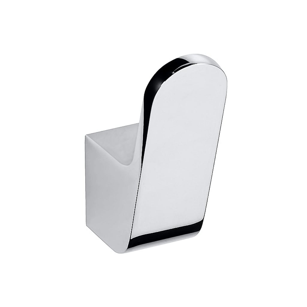 Brillantbad BIA Kleiderhaken Messing Chrom 25x70x45 mm f&uuml;r Bad & K&uuml;che >> zum Bohren - Bild 1