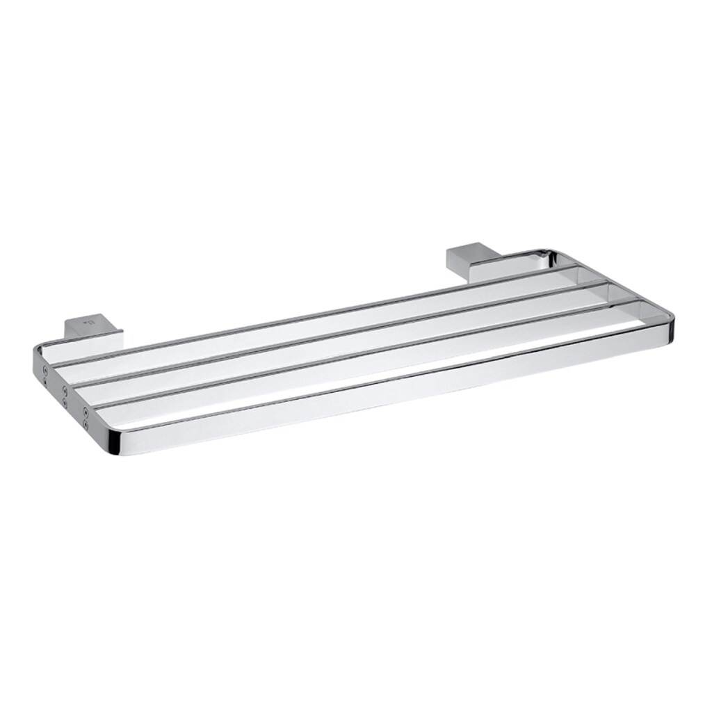 Brillantbad BIA Handtuchablage Messing Chrom 500x20x205 mm f&uuml;r Bad & WC >> zum Bohren - Bild 1