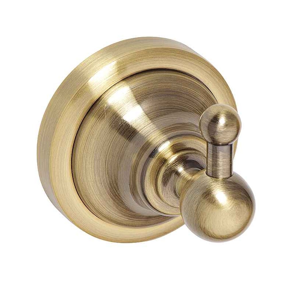 Brillantbad BETRO BRONZE Kleiderhaken Messing Bronze 65x65x65 mm f&uuml;r Bad & K&uuml;che >> zum Bohren - Bild 1
