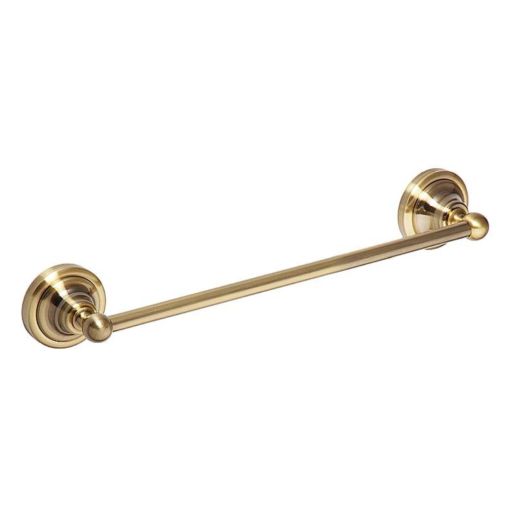 Brillantbad BETRO BRONZE Handtuchhalter Messing Bronze 365x65x65 mm für Bad & Küche >> zum Bohren