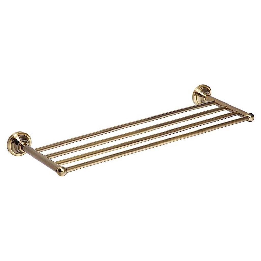 Brillantbad BETRO BRONZE Handtuchhalter Messing Bronze 665x65x225 mm für Bad & Küche >> zum Bohren