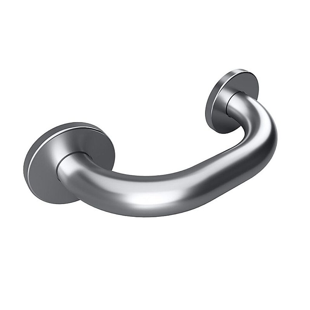 Brillantbad BELP Haltegriff Edelstahl geb&uuml;rstet mit Abdeckung 280x80x106 mm, 120 kg Traglast f&uuml;r Bad & WC >> zum Bohren - Bild 1