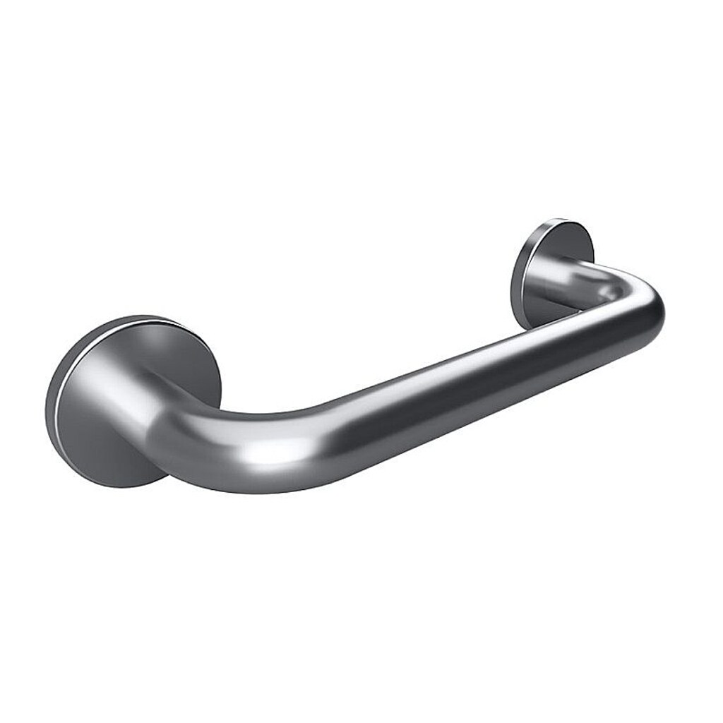 Brillantbad BELP Haltegriff Edelstahl gebürstet mit Abdeckung 380x80x106 mm, 120 kg Traglast für Bad & WC >> zum Bohren