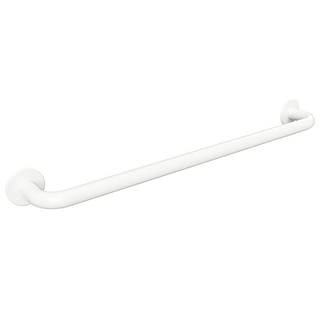 Brillantbad BELP Haltegriff Eisen Weiß 875x75x106 mm, 120 kg Traglast für Bad & WC >> zum Bohren