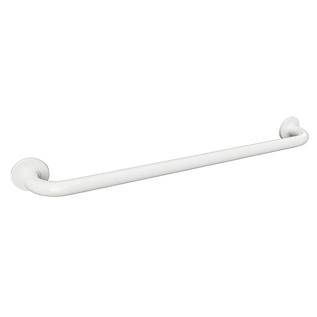 Brillantbad BELP Haltegriff Eisen Weiß mit Abdeckung 880x80x106 mm, 120 kg Traglast für Bad & WC >> zum Bohren