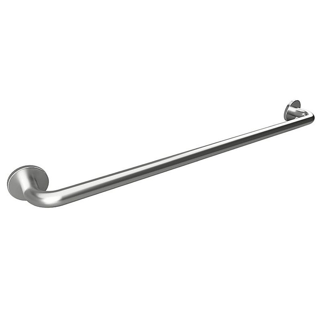 Brillantbad BELP Haltegriff Edelstahl gebürstet mit Abdeckung 1080x80x106 mm, 120 kg Traglast für Bad & WC >> zum Bohren