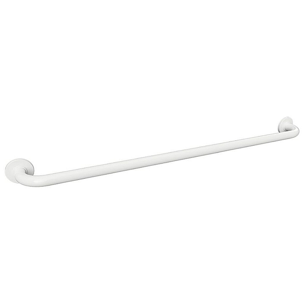 Brillantbad BELP Haltegriff Eisen Weiß mit Abdeckung 1180x80x106 mm, 120 kg Traglast für Bad & WC >> zum Bohren