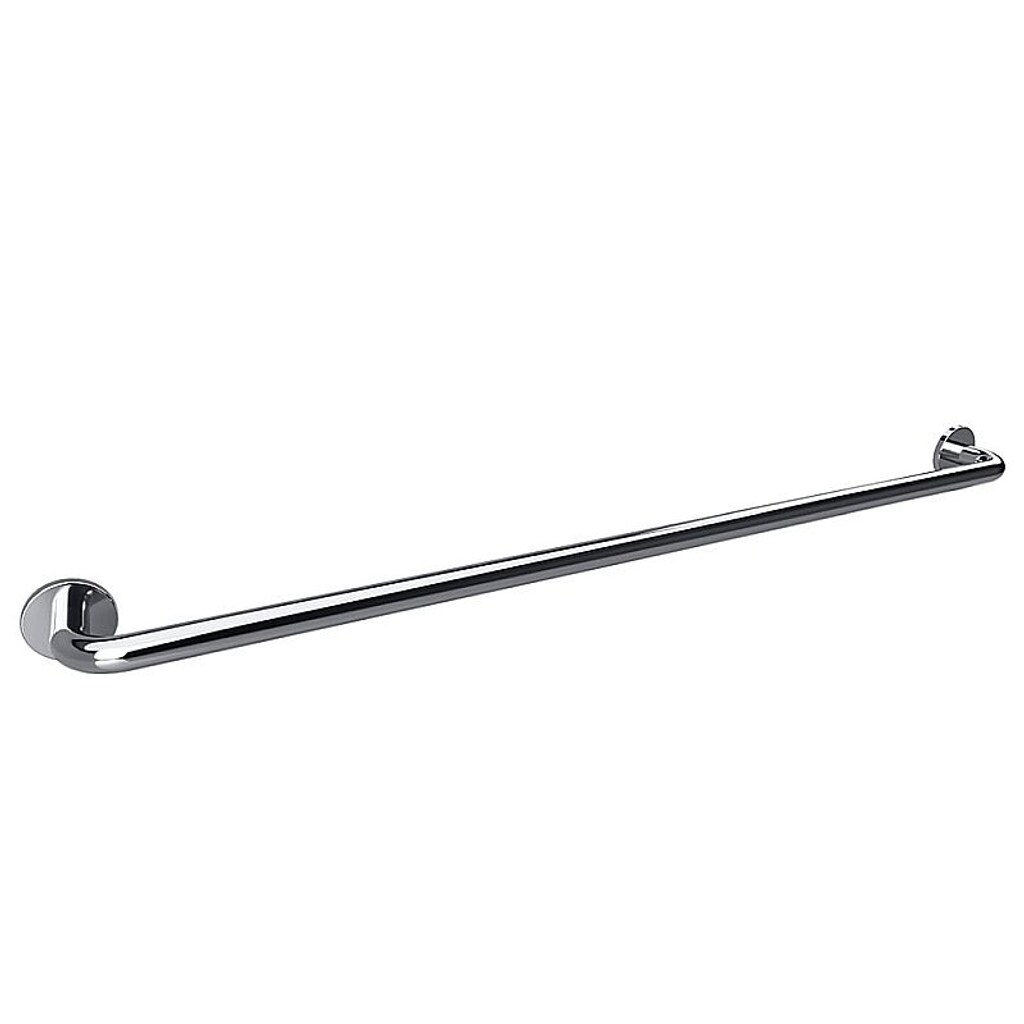 Brillantbad BELP Haltegriff Edelstahl poliert mit Abdeckung 1280x80x106 mm, 120 kg Traglast für Bad & WC >> zum Bohren