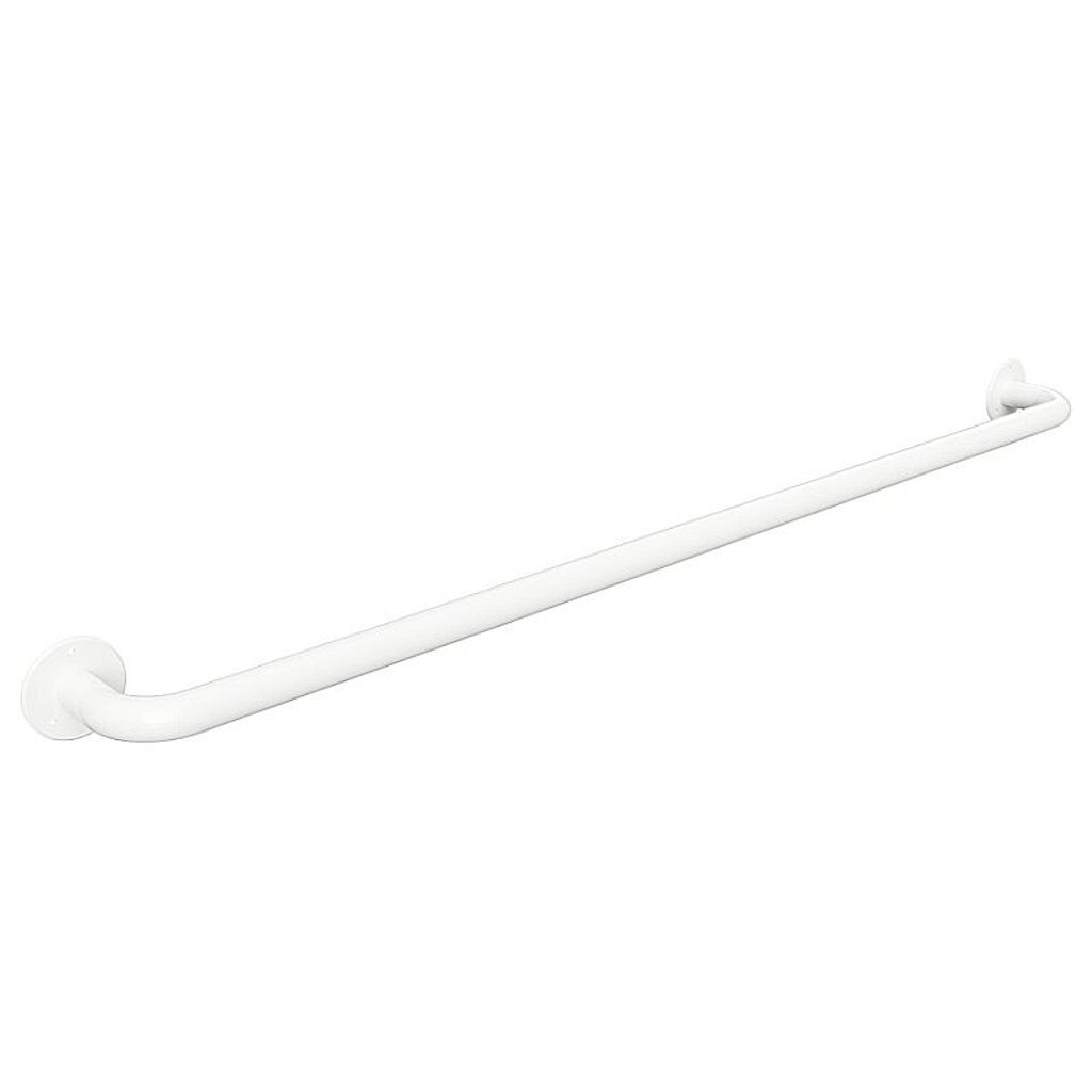 Brillantbad BELP Haltegriff Eisen Weiß 1275x75x106 mm, 120 kg Traglast für Bad & WC >> zum Bohren