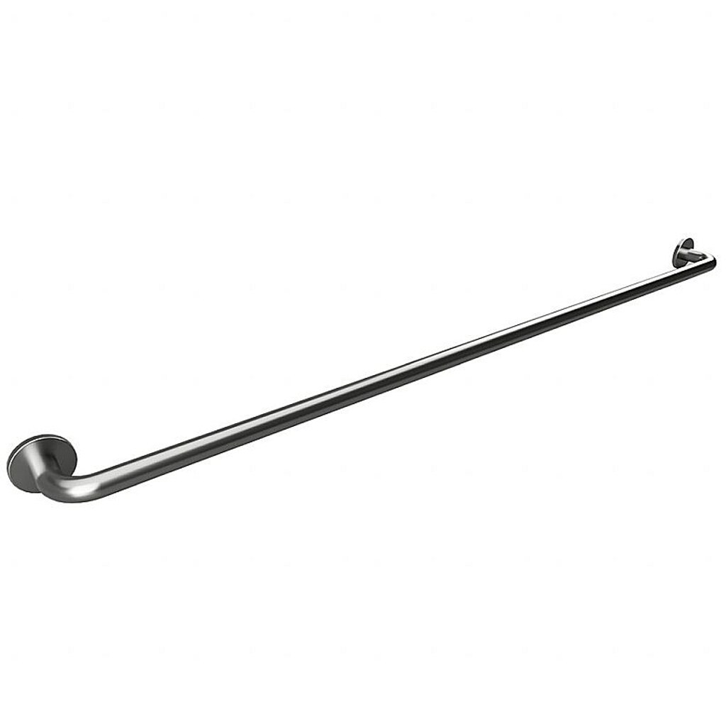 Brillantbad BELP Haltegriff Edelstahl geb&uuml;rstet mit Abdeckung 1580x80x106 mm, 120 kg Traglast f&uuml;r Bad & WC >> zum Bohren - Bild 1