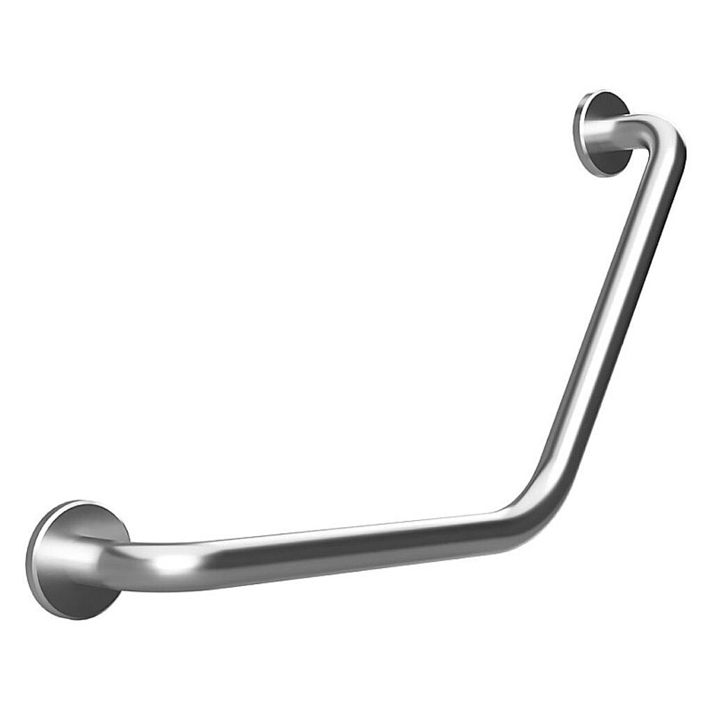 Brillantbad BELP Winkelgriff Edelstahl gebürstet mit Abdeckung 660x400x105 mm, 120 kg Traglast für Bad & WC >> zum Bohren