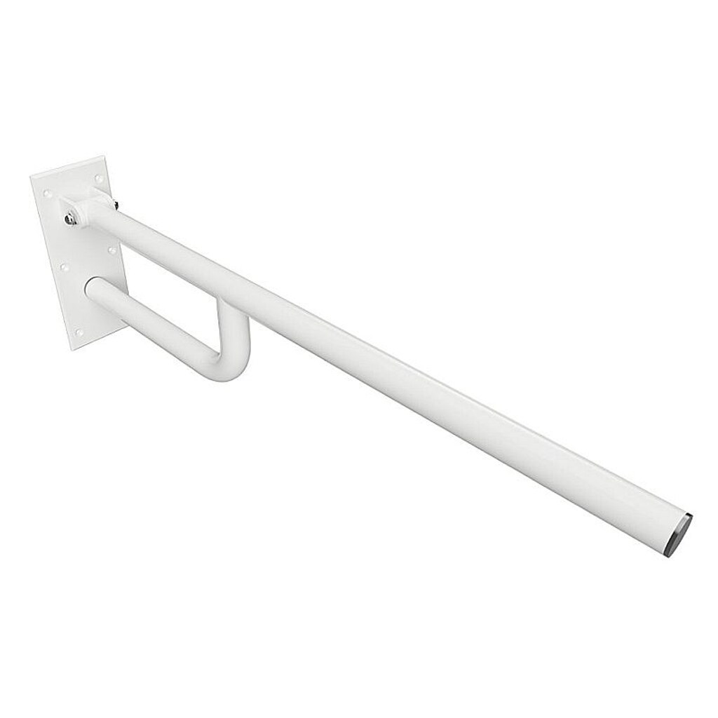 Brillantbad BELP Stützklappgriff Eisen Weiß 100x250x760 mm, 120 kg Traglast für Bad & WC >> zum Bohren