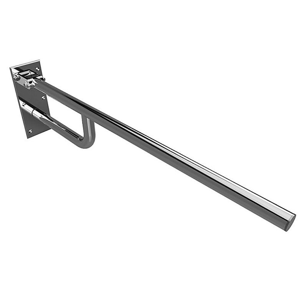 Brillantbad BELP Stützklappgriff Edelstahl poliert 100x250x860 mm, 120 kg Traglast für Bad & WC >> zum Bohren