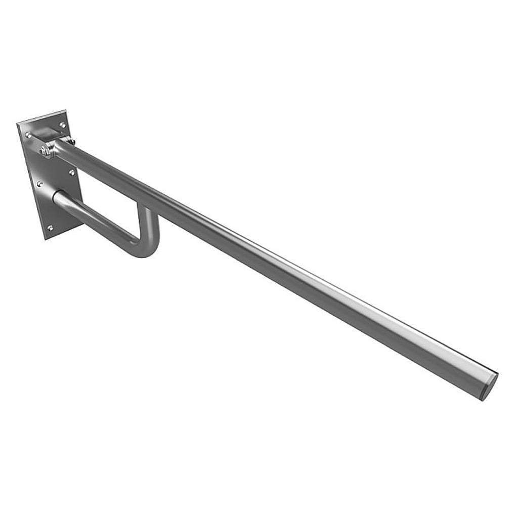 Brillantbad BELP St&uuml;tzklappgriff Edelstahl geb&uuml;rstet 100x250x860 mm, 120 kg Traglast f&uuml;r Bad & WC >> zum Bohren - Bild 1