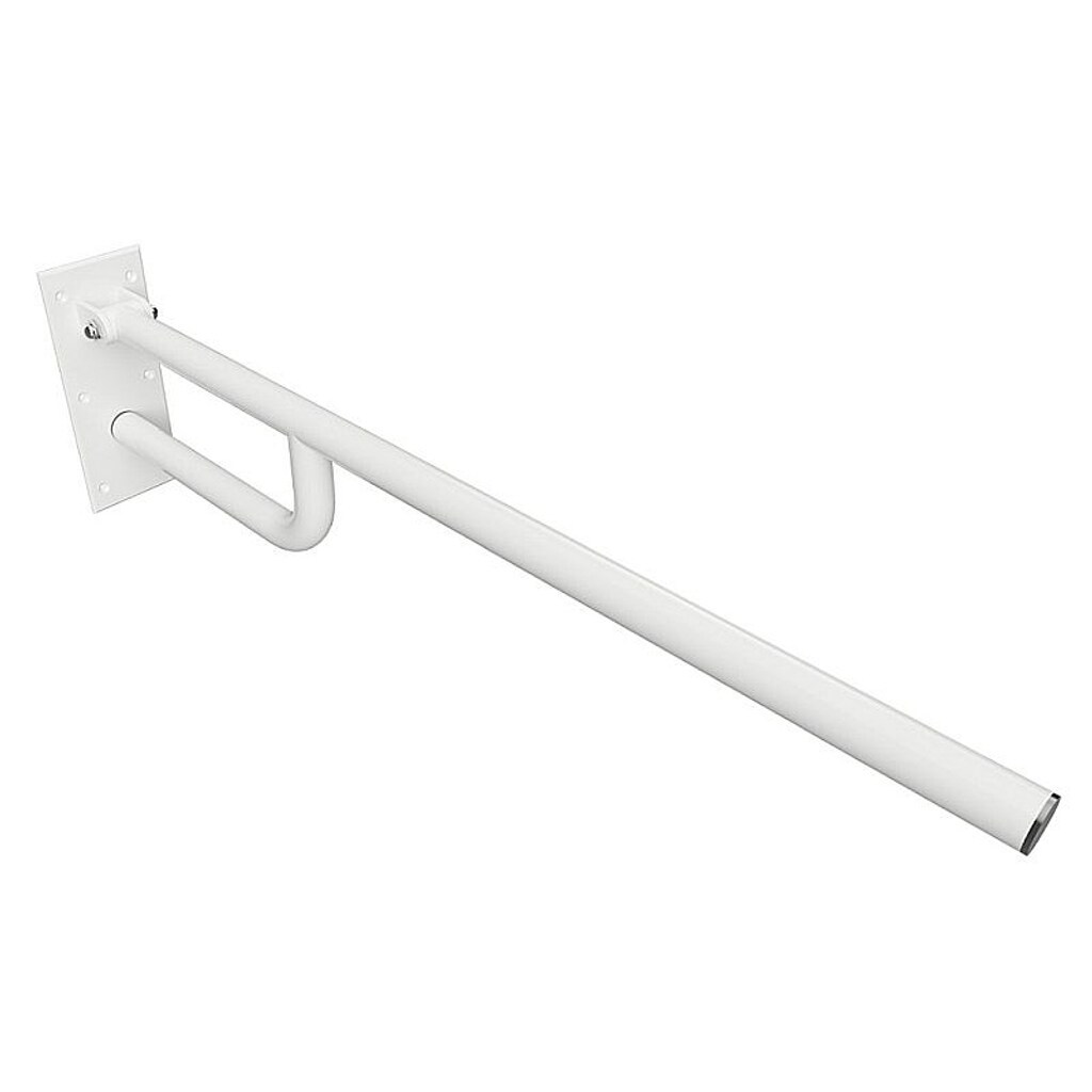 Brillantbad BELP Stützklappgriff Eisen Weiß 100x250x860 mm, 120 kg Traglast für Bad & WC >> zum Bohren