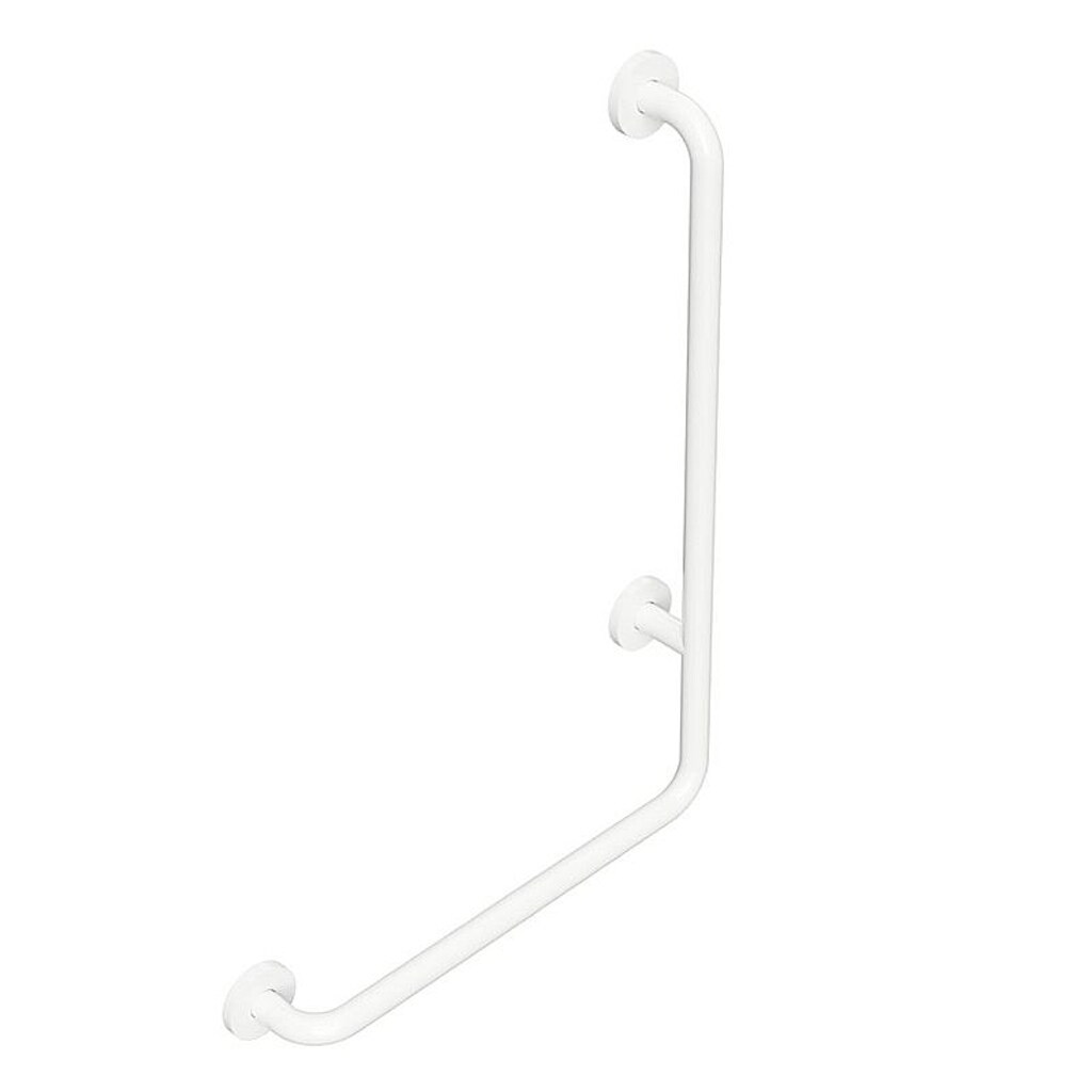 Brillantbad BELP Haltegriff Rechts Eisen Wei&szlig; mit Abdeckung 630x890x110 mm, 120 kg Traglast f&uuml;r Bad & WC >> zum Bohren - Bild 1