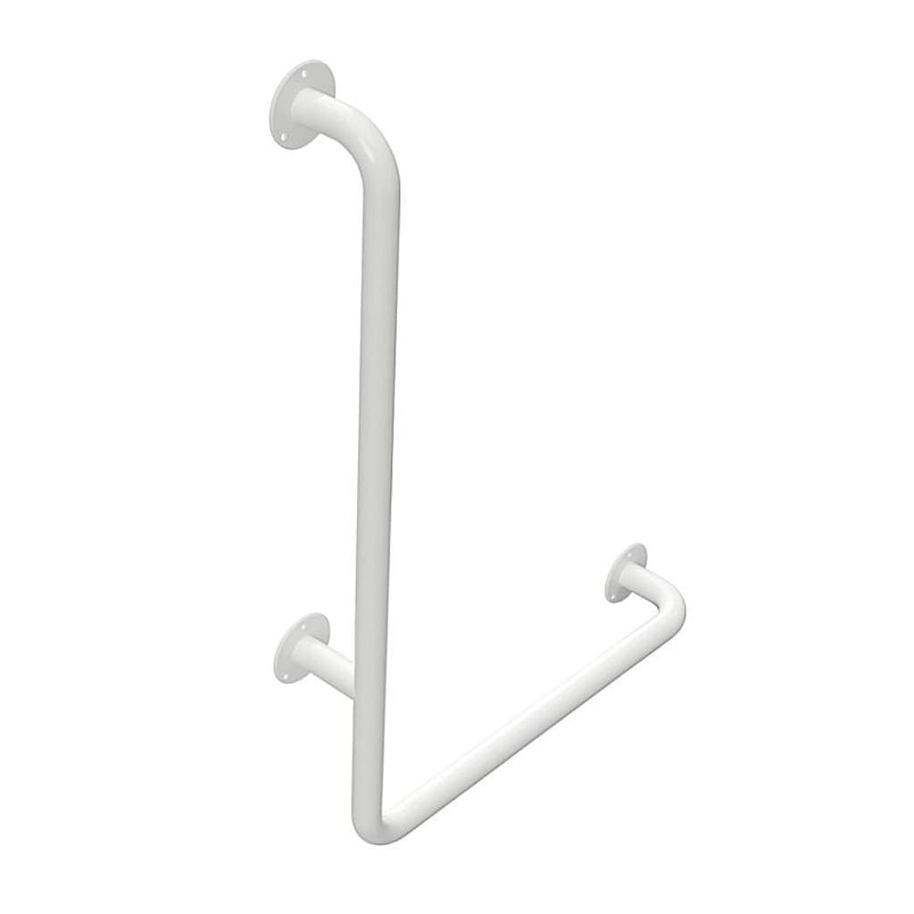 Brillantbad BELP Haltegriff Links Eisen Wei&szlig; mit Abdeckung 630x890x110 mm, 120 kg Traglast f&uuml;r Bad & WC >> zum Bohren - Bild 1