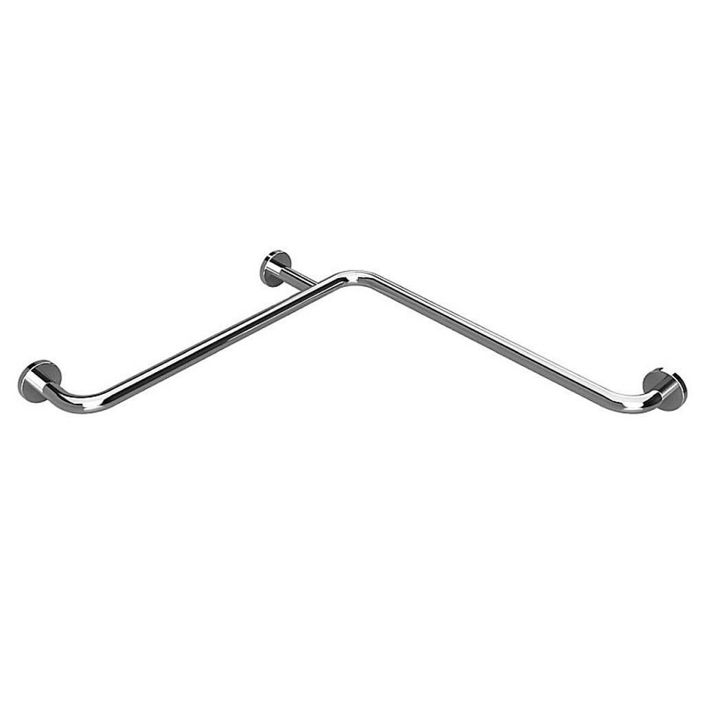 Brillantbad BELP Duschgriff Edelstahl poliert mit Abdeckung 710x80x710 mm, 120 kg Traglast für Bad & WC >> zum Bohren