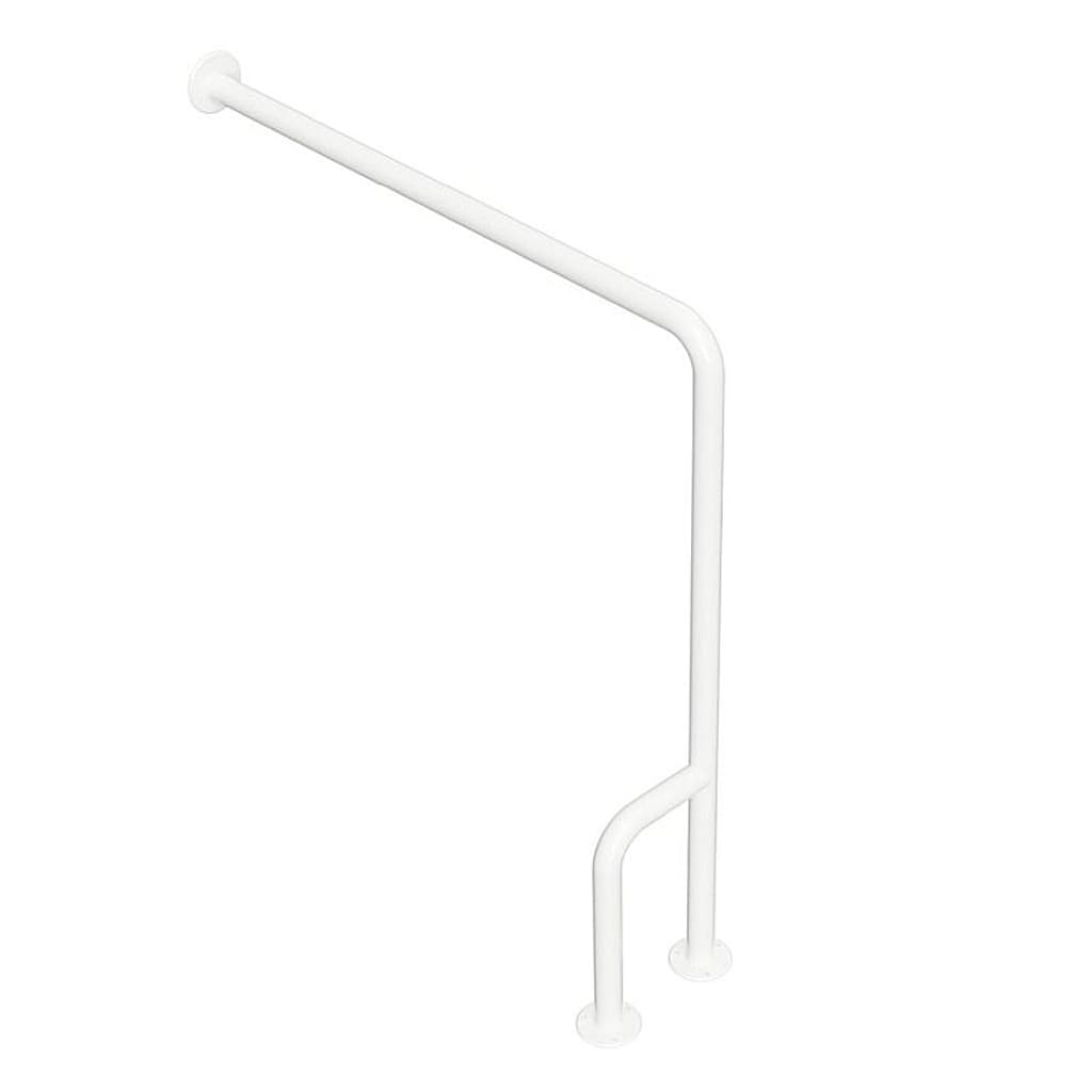 Brillantbad BELP St&uuml;tzgriff Links Eisen Wei&szlig; 230x866x840 mm, 120 kg Traglast f&uuml;r Bad & WC >> zum Bohren - Bild 1