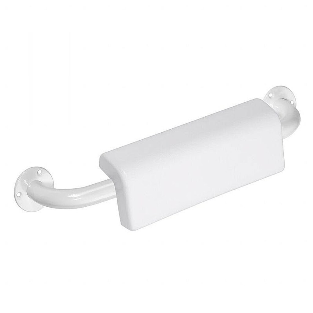 Brillantbad BELP Griff mit R&uuml;ckenlehne Eisen Wei&szlig; Kunststoff 575x124x155 mm, 120 kg Traglast f&uuml;r Bad & WC >> zum Bohren - Bild 1