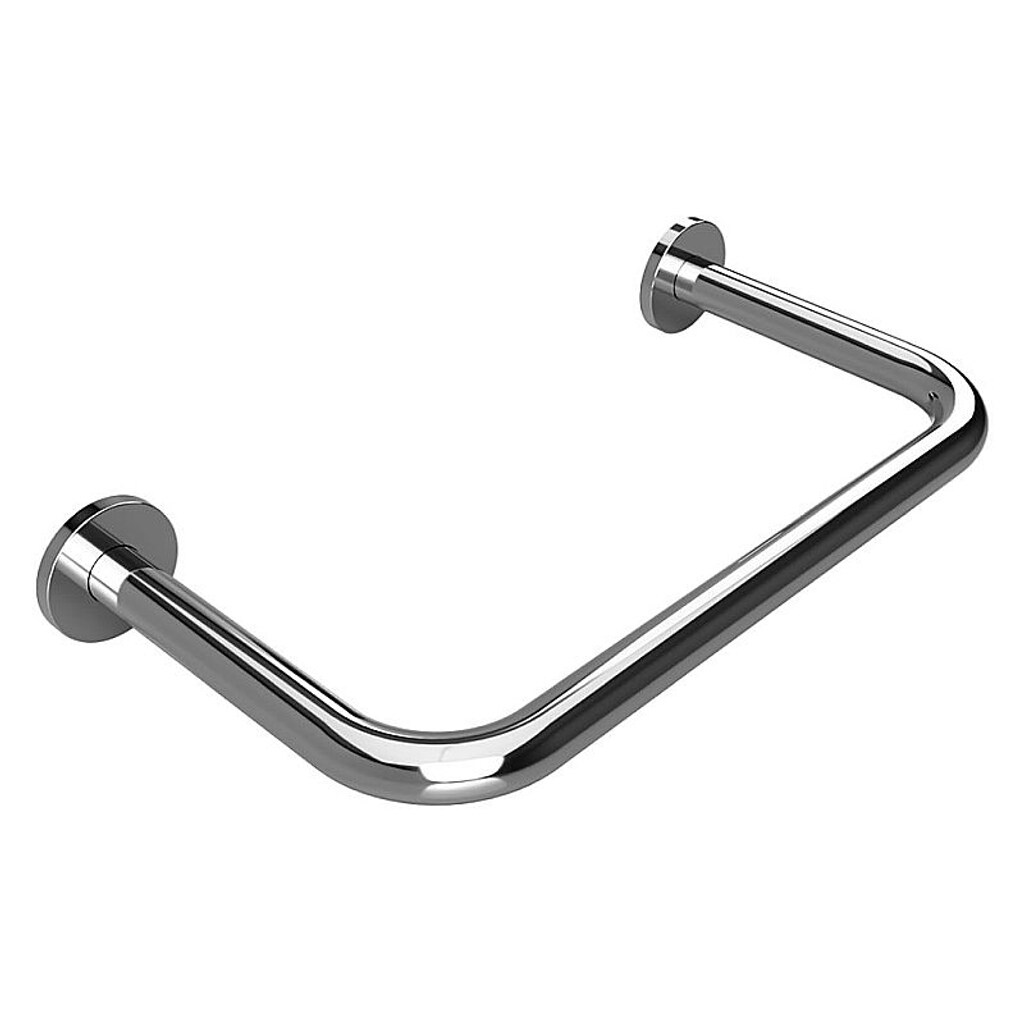 Brillantbad BELP Siphonschutz Edelstahl poliert mit Abdeckung 545x80x266 mm, 120 kg Traglast für Bad & WC >> zum Bohren