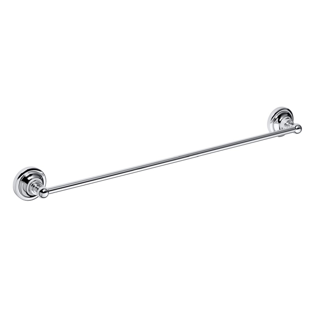 Brillantbad BETRO CHROM Handtuchhalter Messing Chrom 665x65x65 mm für Bad & Küche >> zum Bohren