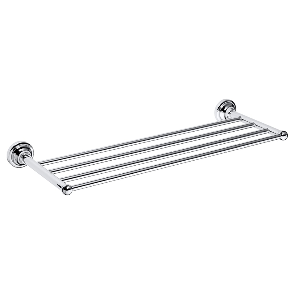 Brillantbad BETRO CHROM Handtuchablage Messing Chrom 665x65x225 mm f&uuml;r Bad & K&uuml;che >> zum Bohren - Bild 1