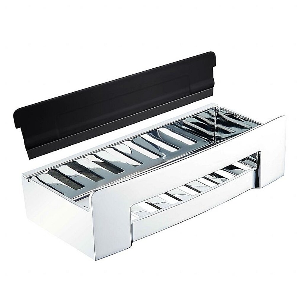 Brillantbad BYTRO Seifenkorb Edelstahl Kunststoff poliert 115x225x63 mm für Bad & WC >> zum Bohren