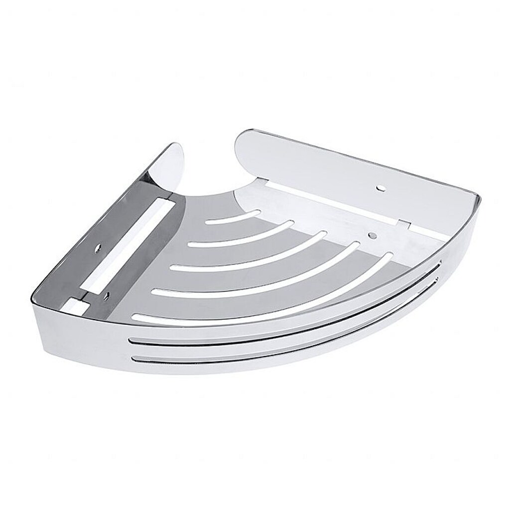 Brillantbad BYTRO Eckseifenkorb Edelstahl poliert 210x311x45 mm für Bad & WC >> zum Bohren